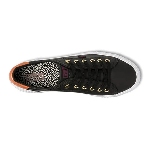 Keds Demi Trx Leather Women's Sneakers (Black) WH65524