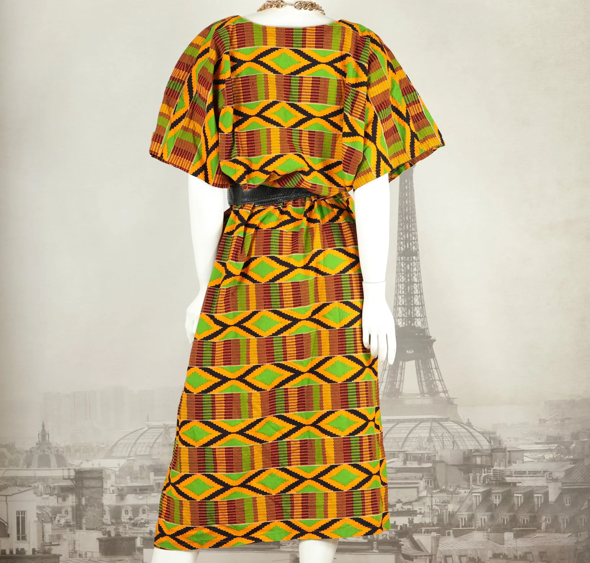 Kente Caftan (Fits up to a 1X)