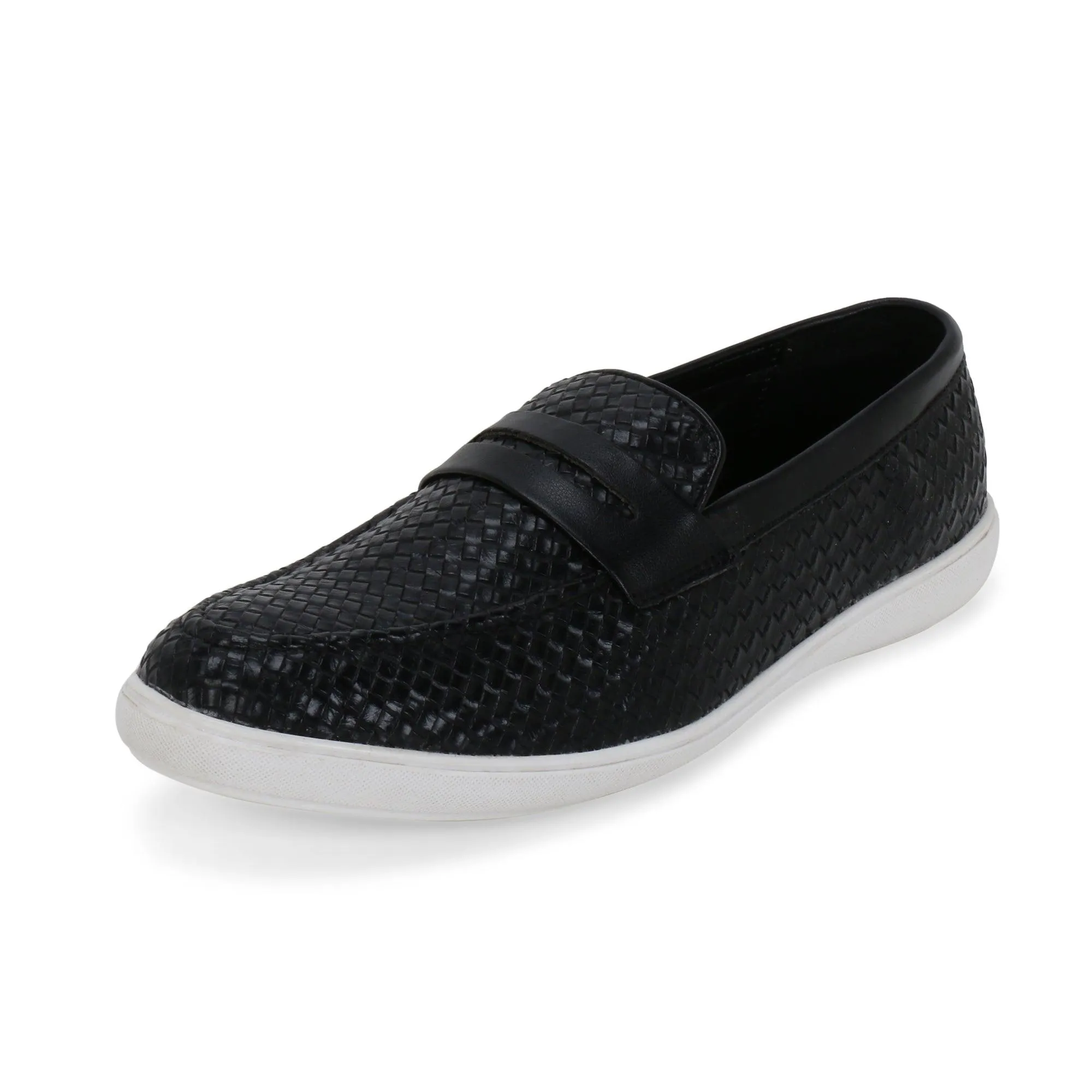 Lima Black Penny Braided Sneaker