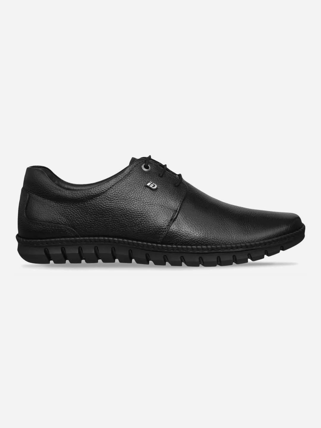 Men's Black Comfort Fit Semi Formal Lace Up (ID2072)