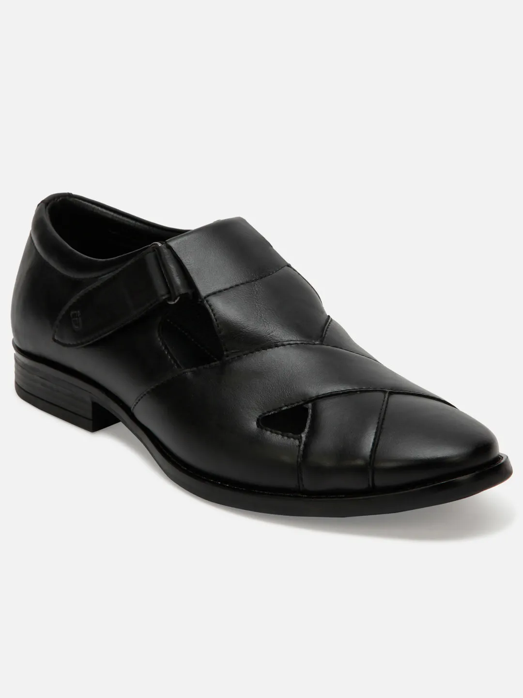 Men's Black Peshawari Formal Slip On Sandal (ID4091)