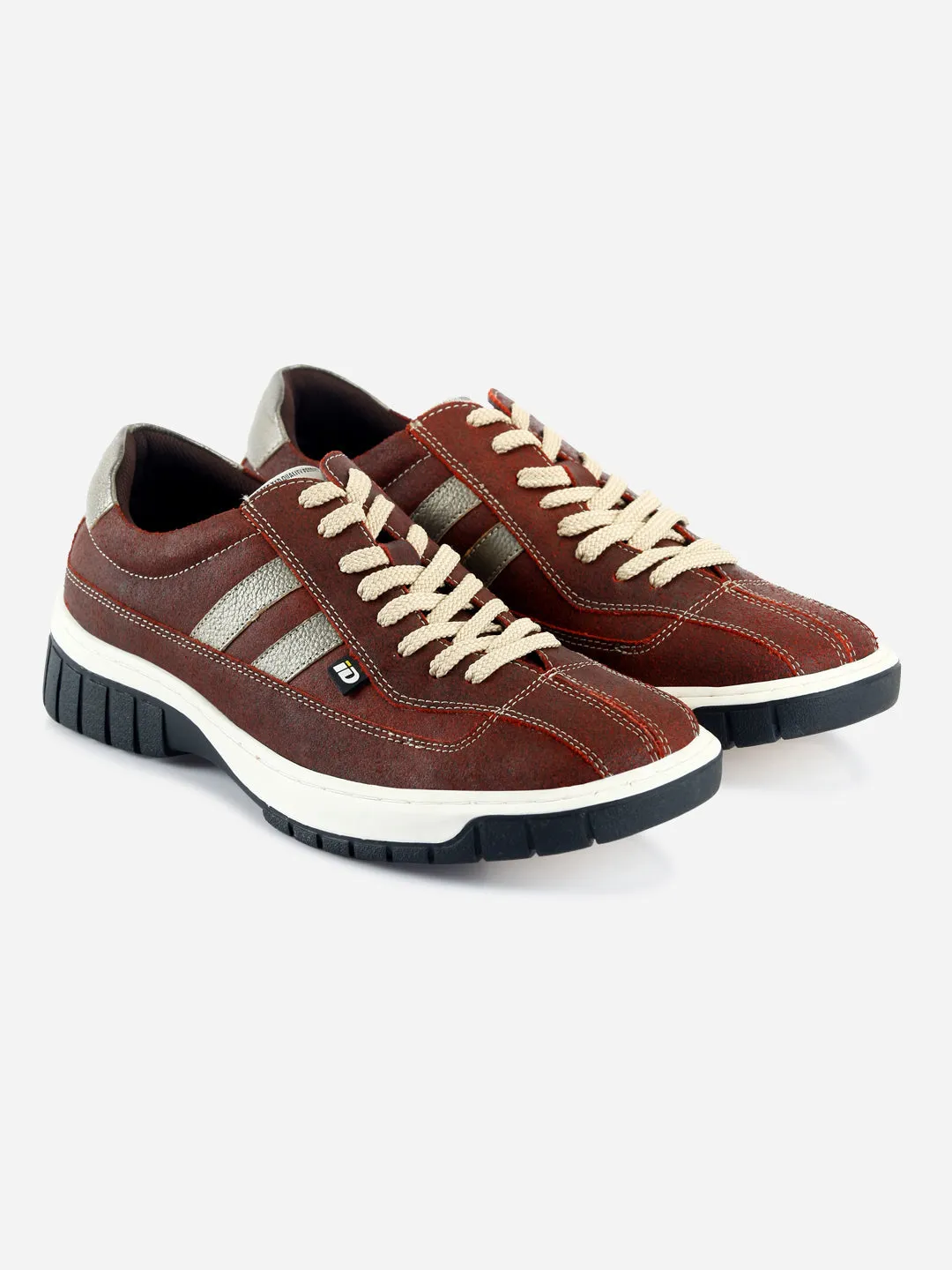 Men's Brick Casual Lace Up Shoes (ID0035)