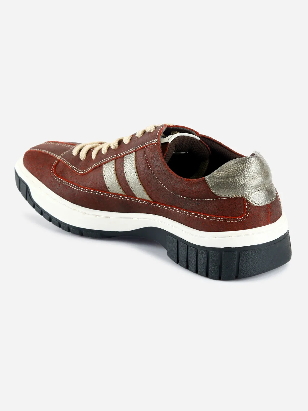 Men's Brick Casual Lace Up Shoes (ID0035)