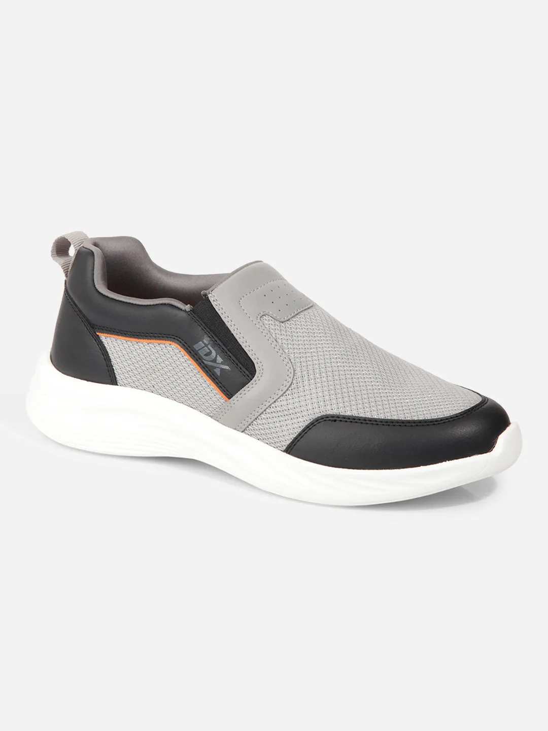 Men's Grey Black Slip On Sneakers IX7130