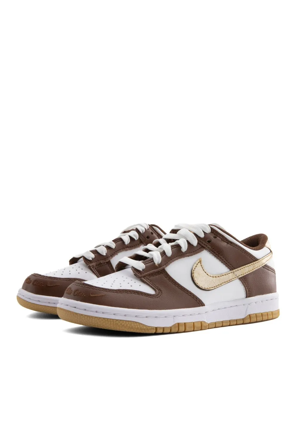 Nike Kids Dunk Low 'White/Metallic Gold'