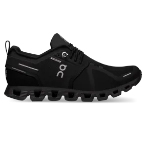 Womens On Running Cloud 5 Waterproof Shoes - Black