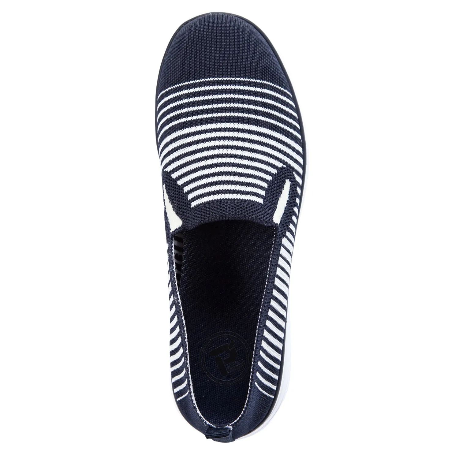 Propet Women's Casual TravelFit Slip on - WAT044M - Navy/White