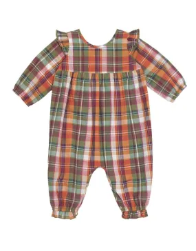 Pumpkin Patch Woven Romper