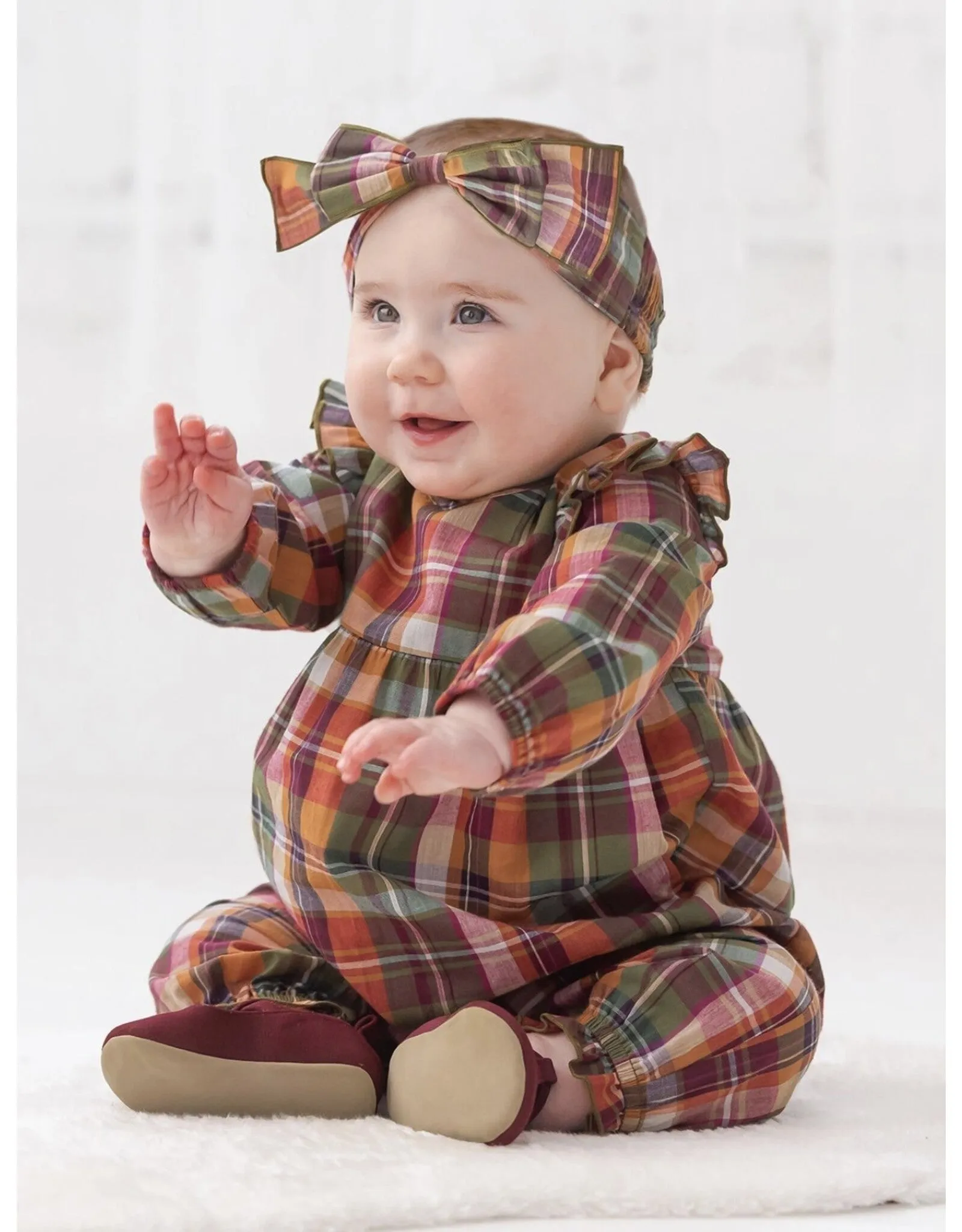 Pumpkin Patch Woven Romper