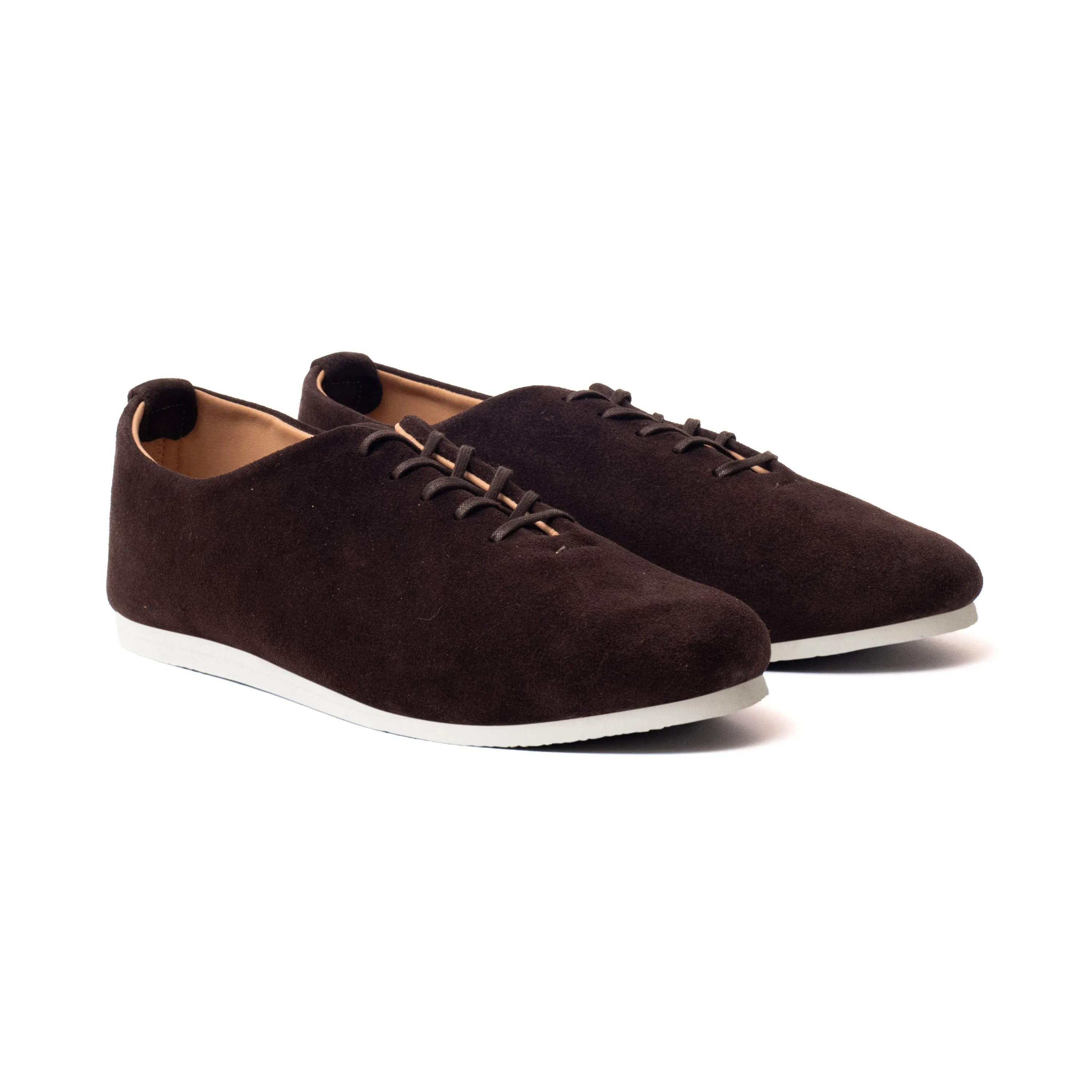 Regent Wholecut Shoe - Brown Janus Calf Suede