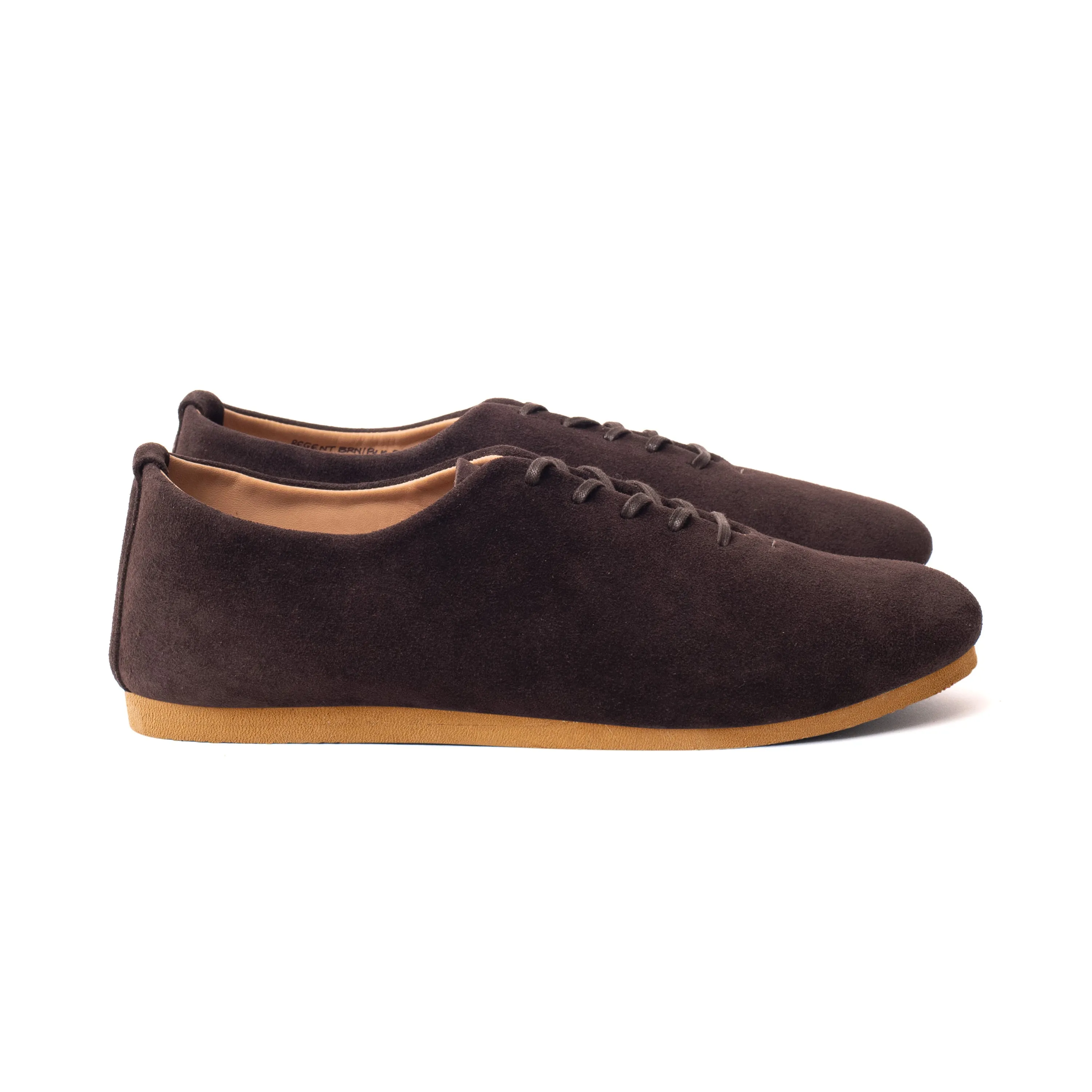 Regent Wholecut Shoe - Brown Janus Calf Suede