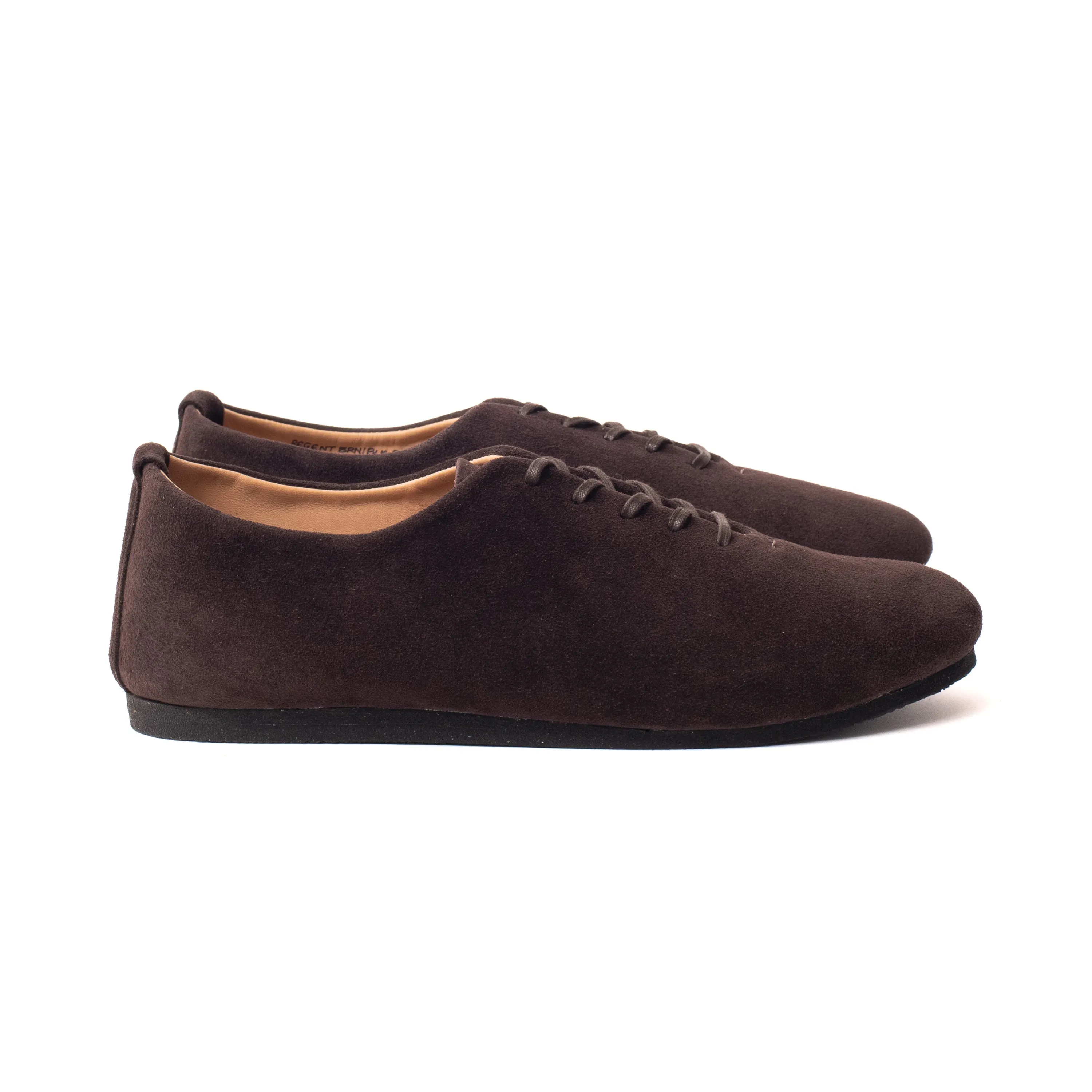 Regent Wholecut Shoe - Brown Janus Calf Suede