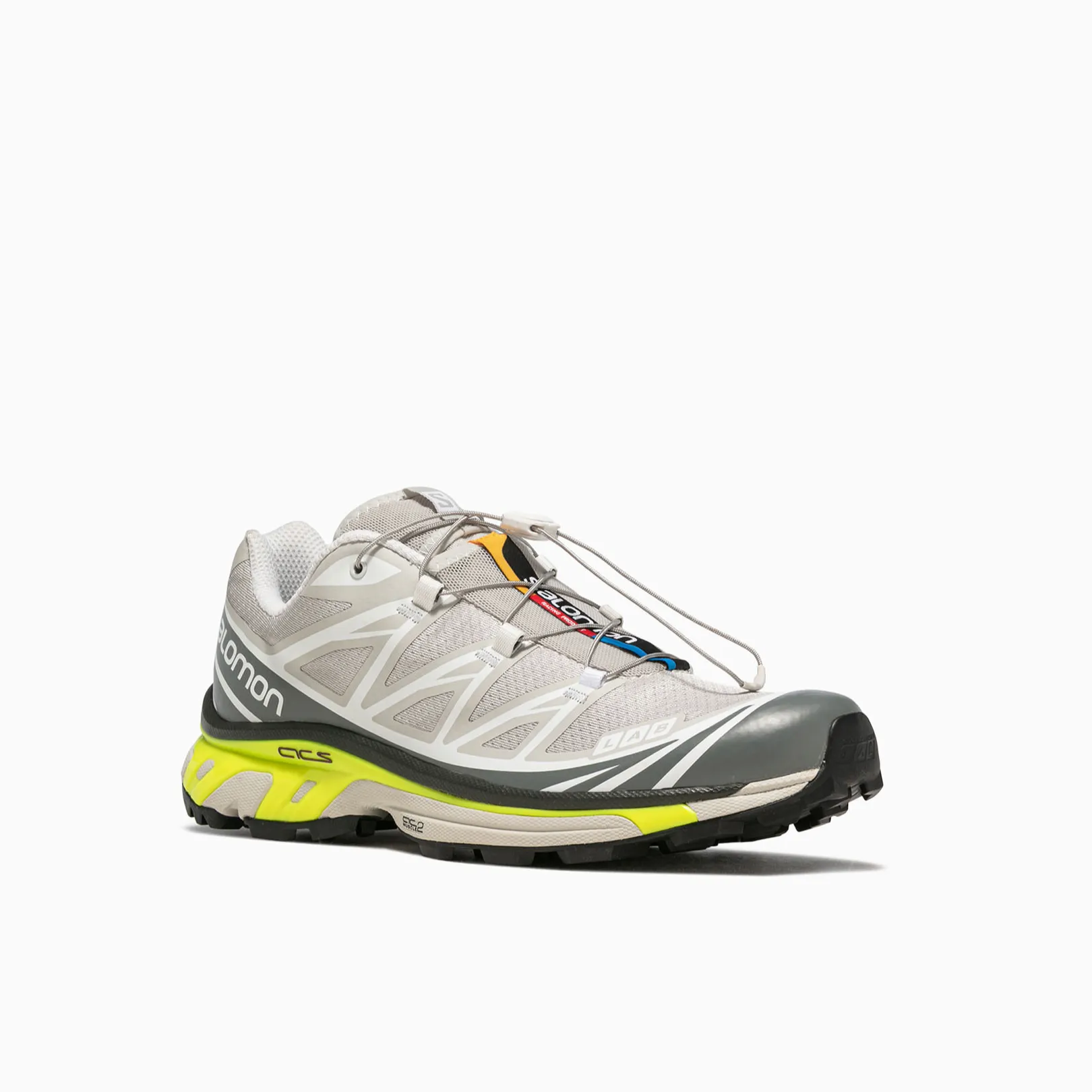 Salomon S/LAB XT-6 Advanced Sneakers 413951 LUNAR/ SHADE/YELLOW