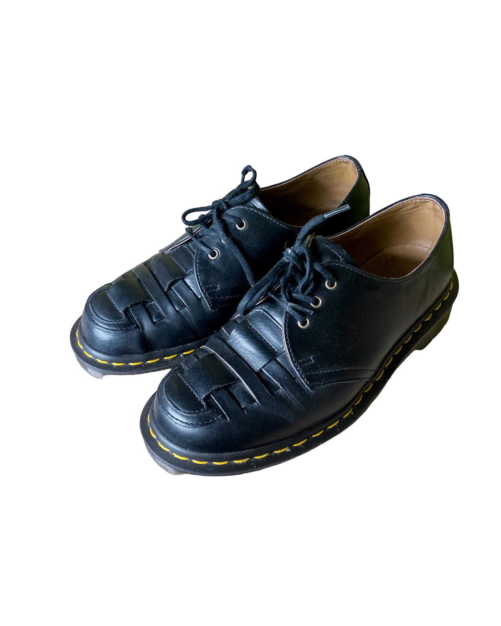 Size 39 - Dr. Martens C.F.Stead 'Made in England' 1461 Woven Derbys