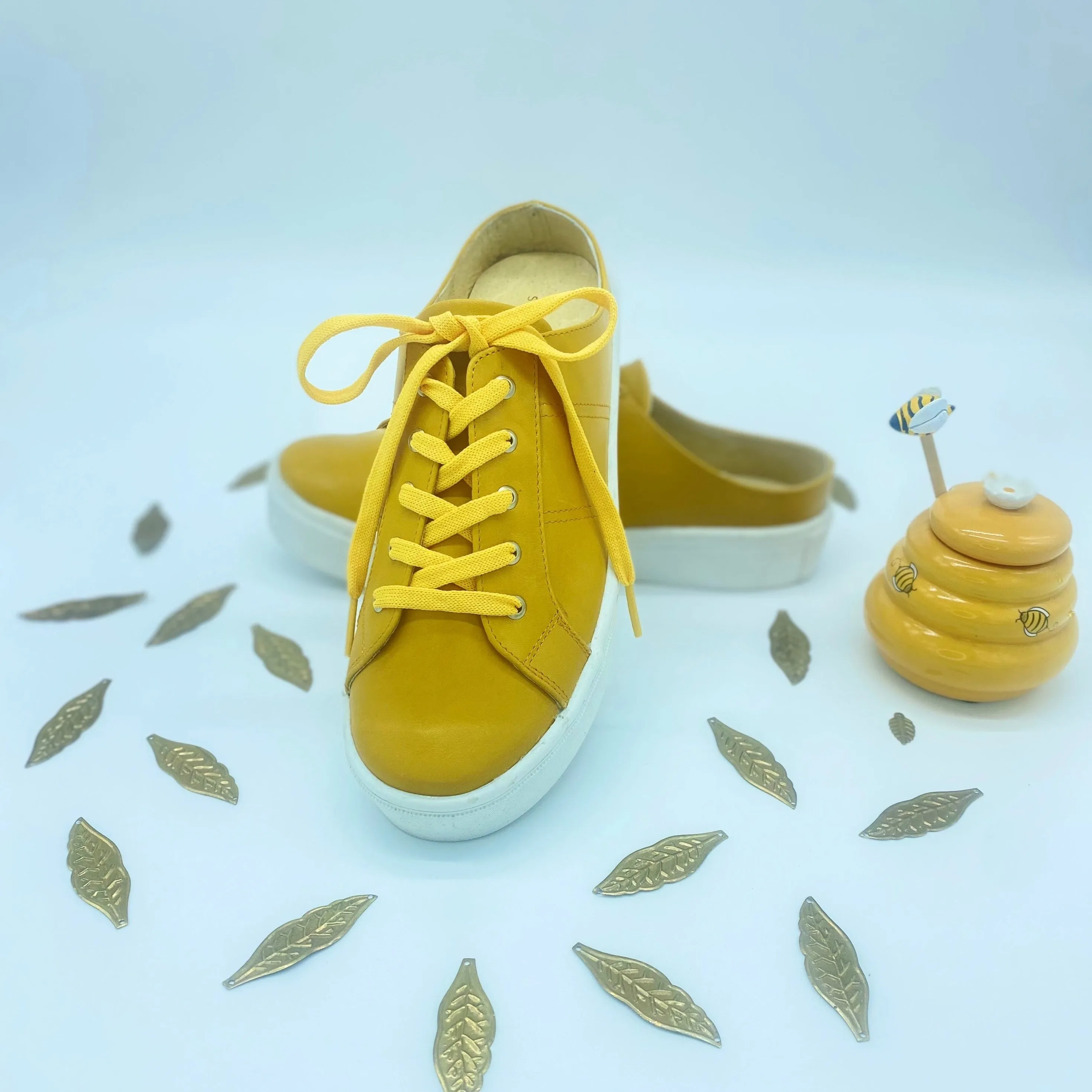 TESTALEONE MULE sneakers. Honey