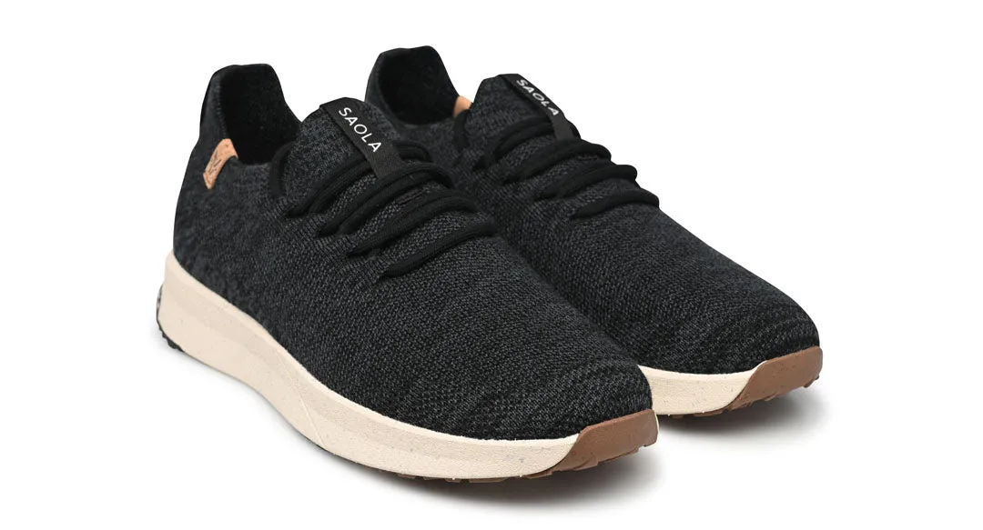 Tsavo W 2.0 Wool Black - Steel Grey