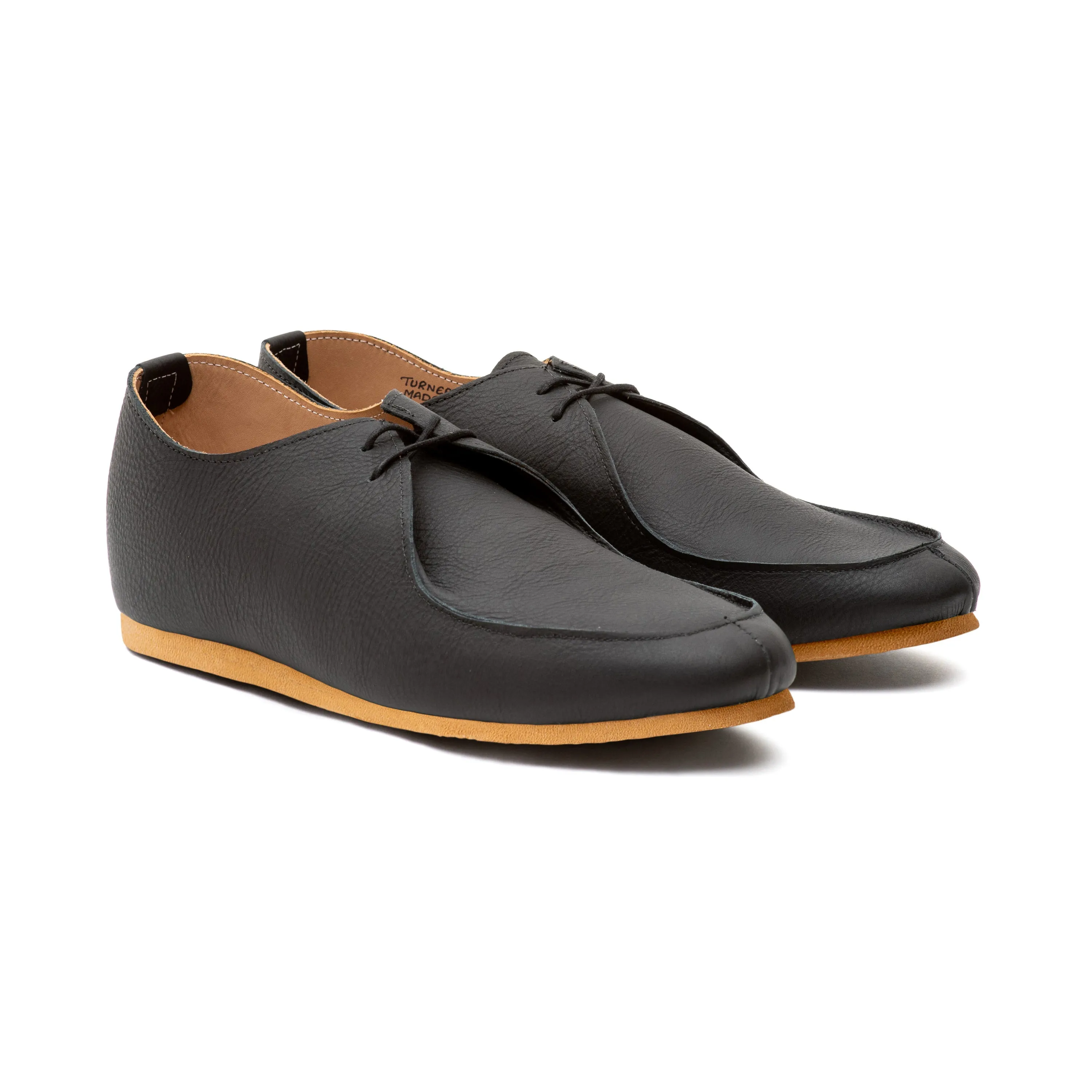 Turner Apron Shoe - Black Calf