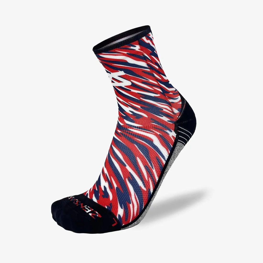 USA Camo Running Socks (Mini-Crew)