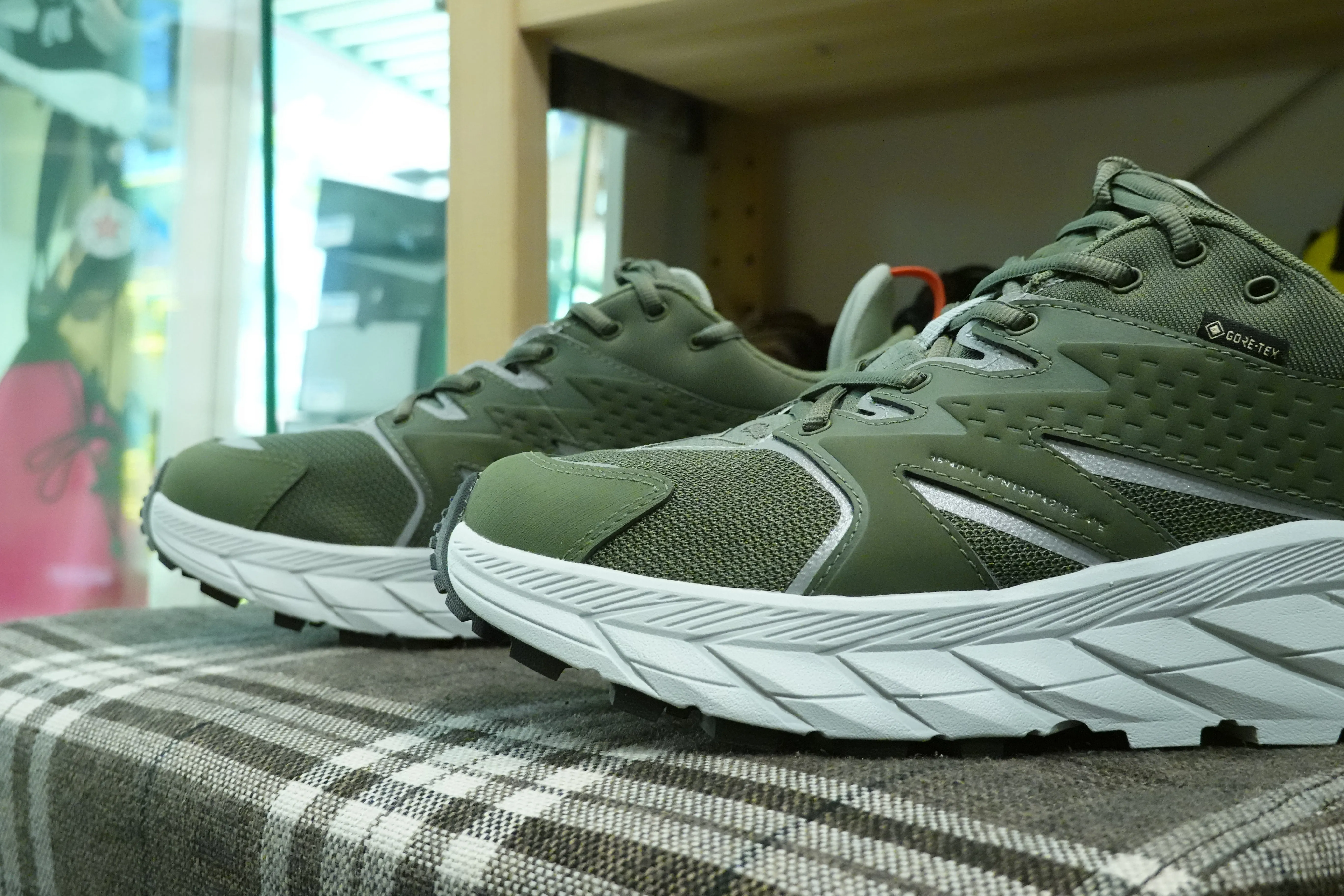 Wtaps x Hoka One One Anacapa Low GoreTex - Four Leaf Clover/Glacier Grey