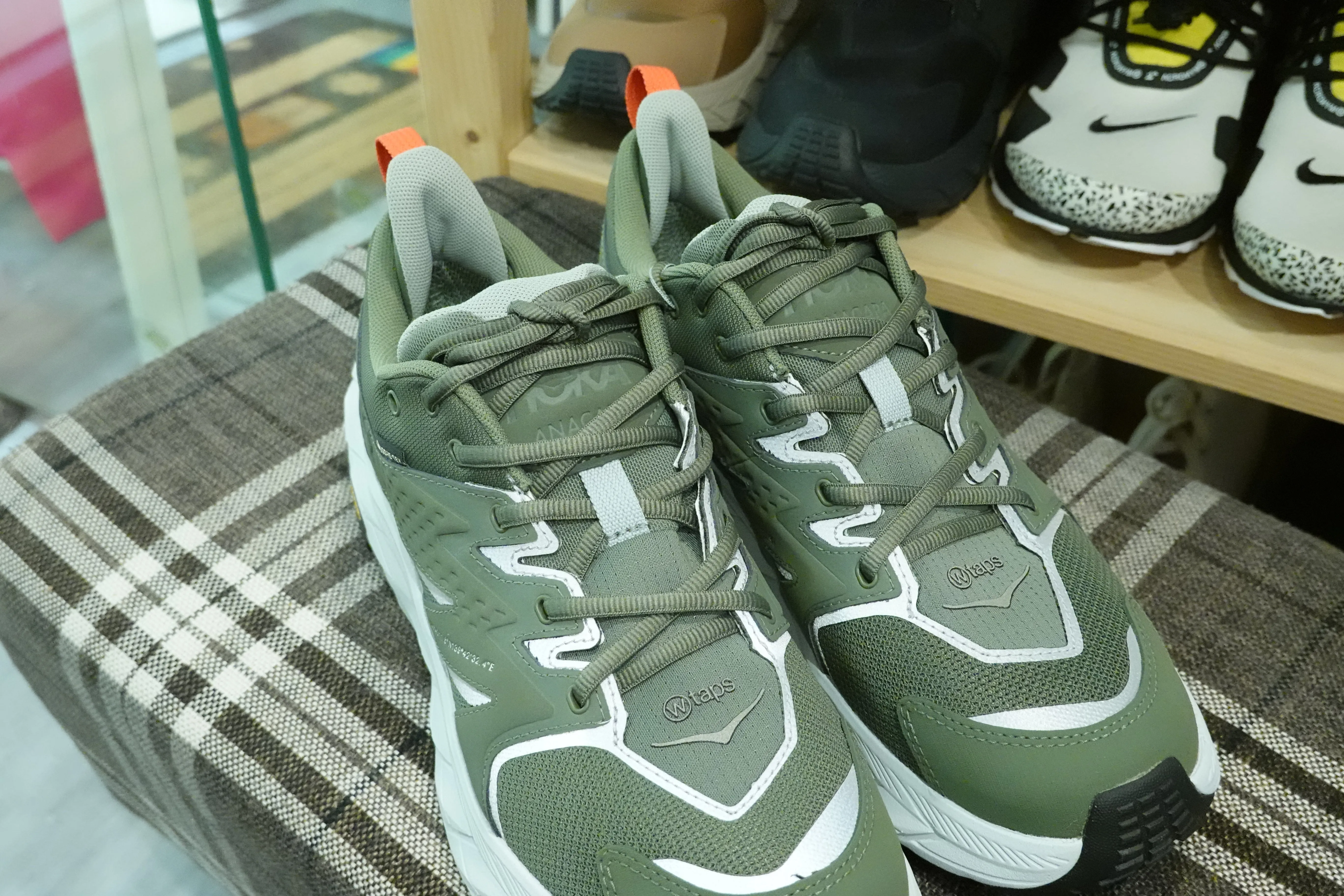 Wtaps x Hoka One One Anacapa Low GoreTex - Four Leaf Clover/Glacier Grey