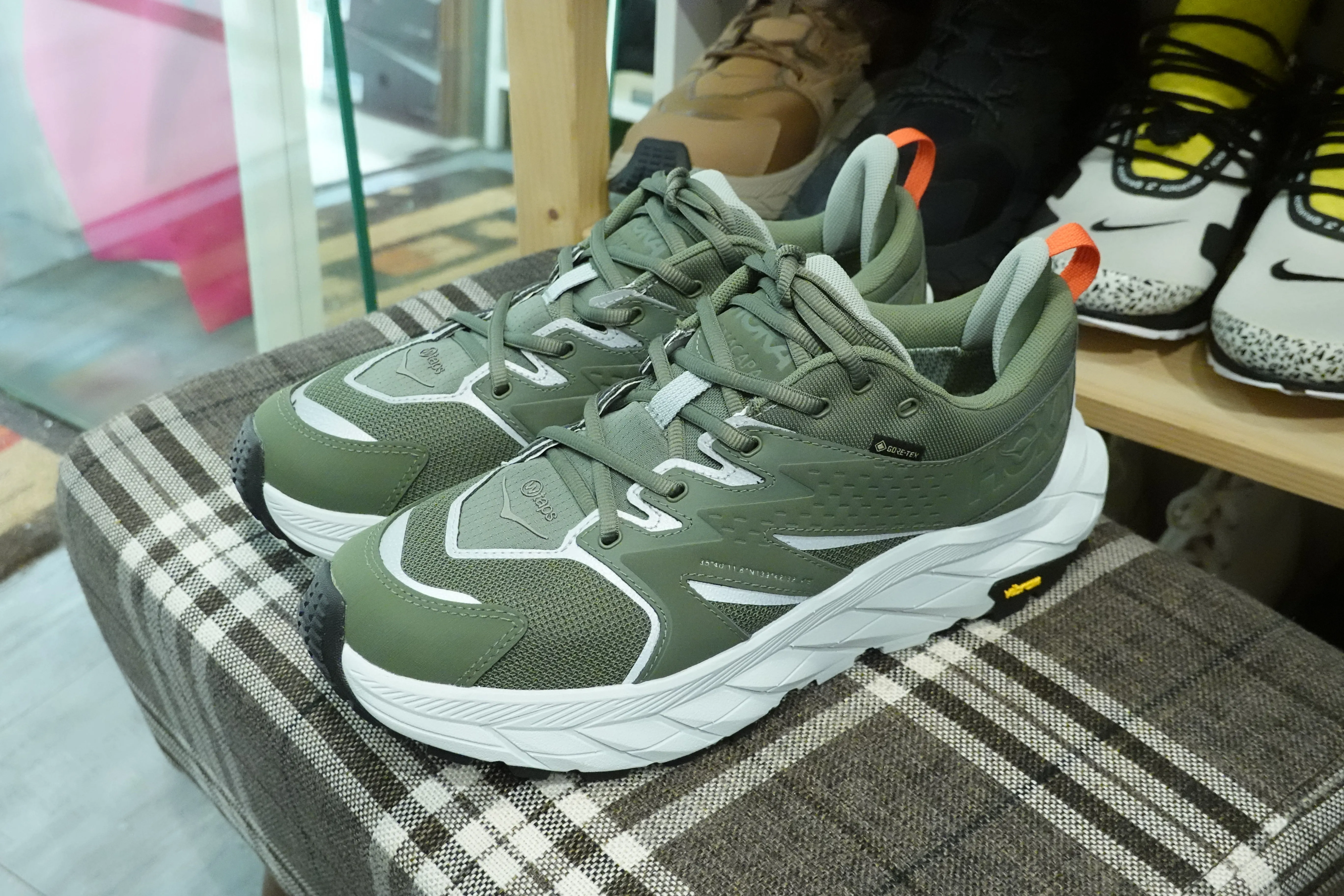 Wtaps x Hoka One One Anacapa Low GoreTex - Four Leaf Clover/Glacier Grey